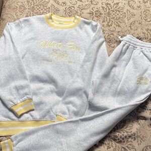 NWT White Fox Taking a Break Set